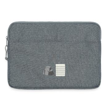Ciseaux, pierre, costume papier, chemise de carnaval - Sacoche pour ordinateur portable 15 pouces - gris chiné - Devant