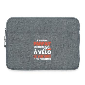 Ich habe den Ventoux mit dem Fahrrad Fahrrad Fahrrad Geschenk Radfahrer gemacht - Laptoptasche 15" - Grau meliert - Vorne