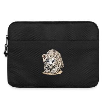 Sia Schneeleopard - Laptoptasche 15" - Schwarz - Vorne