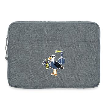 Bière Cool Seagull Lighthouse - Sacoche pour ordinateur portable 15 pouces - gris chiné - Devant