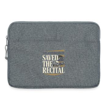 Piano Accompanist Choir Pianist Music Accompanist - Laptop bag 15" - heather grey - Front
