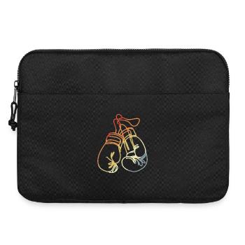 Boxhandschuhe Retro Style - Laptoptasche 15" - Schwarz - Vorne