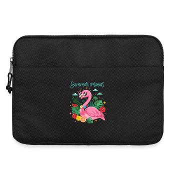 Flamingo Tropical Summer - Laptop bag 15" - black - Front