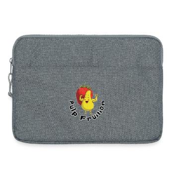 Pulp Fruit Kraftfigur - Laptoptasche 15" - Grau meliert - Vorne