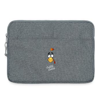 Huhn vogel comic truthahn humor kopf lustig lol fu - Laptoptasche 15" - Grau meliert - Vorne