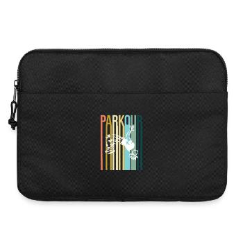 Parkour Retro - Laptoptasche 15" - Schwarz - Vorne