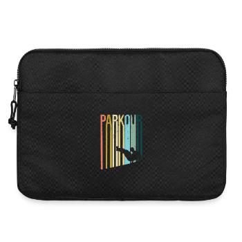 Parkour Retro - Laptoptasche 15" - Schwarz - Vorne