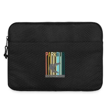 Parkour Retro - Laptoptasche 15" - Schwarz - Vorne