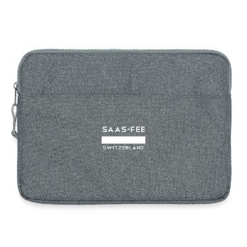 Saas-Fee Switzerland T-Shirt Saas Fee - Laptop bag 15" - heather grey - Front