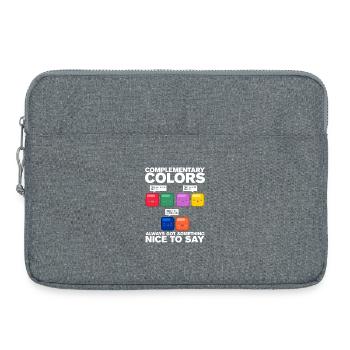Artist artist art artist gift - Laptop bag 15" - heather grey - Front