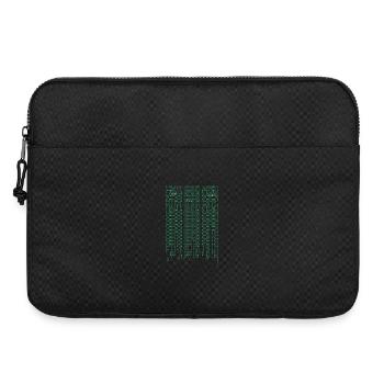 Matrix code - Laptoptasche 15" - Schwarz - Vorne