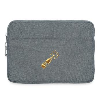 bottle - Laptop bag 15" - heather grey - Front