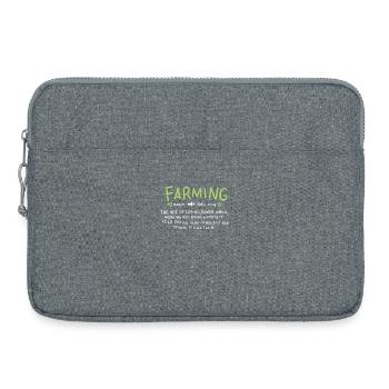 FARMING: Farming Definition - Laptoptasche 15" - Grau meliert - Vorne