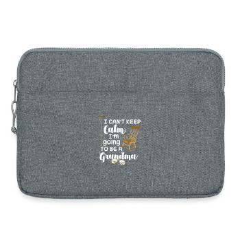 GRANDMA - Laptop bag 15" - heather grey - Front