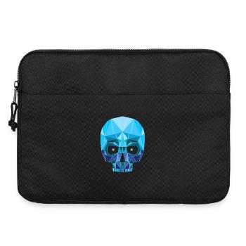 Tête de mort saphir - Sacoche pour ordinateur portable 15 pouces - noir - Devant