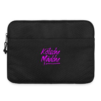 Kölsche Mädche / Karneval in Köln / Kölsch & Kölle - Laptoptasche 15" - Schwarz - Vorne