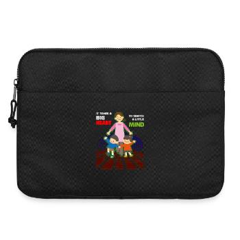 Teacher kindergarten educator - Laptop bag 15" - black - Front