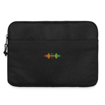 One Love Rainbow Soundwave - Sacoche pour ordinateur portable 15 pouces - noir - Devant