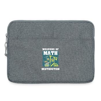 Mathematik Mathe Geschenk - Laptoptasche 15" - Grau meliert - Vorne