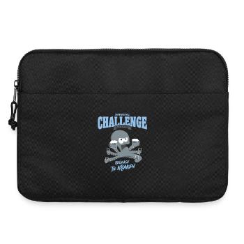 drinking challenge accepted - release the kraken - Laptop bag 15" - black - Front