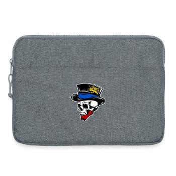 Crâne Rostock - Sacoche pour ordinateur portable 15 pouces - gris chiné - Devant