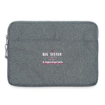 sœur - Sacoche pour ordinateur portable 15 pouces - gris chiné - Devant