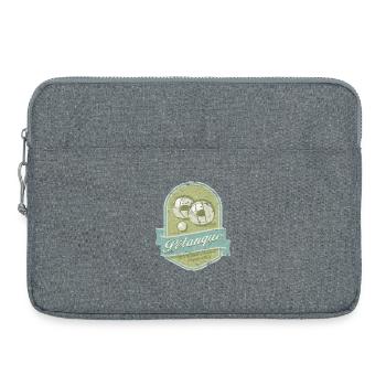 Petanque vintage - Sacoche pour ordinateur portable 15 pouces - gris chiné - Devant