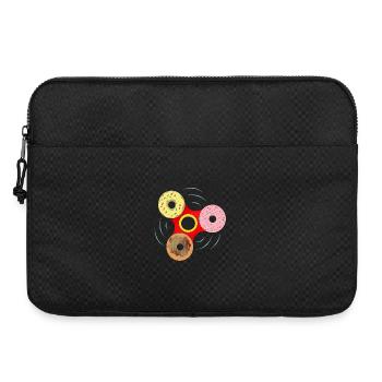 Donut Fidget Spinner Sweet Mashup - Laptoptasche 15" - Schwarz - Vorne