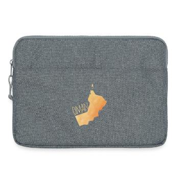 Oman - Laptoptasche 15" - Grau meliert - Vorne