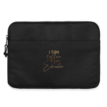 coffee - Laptop bag 15" - black - Front