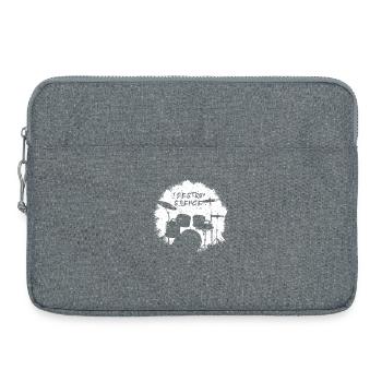 Tambour Batteur - Sacoche pour ordinateur portable 15 pouces - gris chiné - Devant