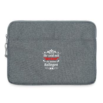 you are the best colleagues by far - Laptop bag 15" - heather grey - Front