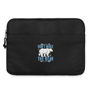 Nicht den Bären wecken Design - Laptoptasche 15" - Schwarz - Vorne