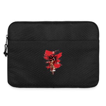 Drapeau albanais « Nuse albanaise » - Sacoche pour ordinateur portable 15 pouces - noir - Devant
