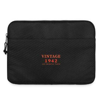 Pièces originales vintage de 1942 - Sacoche pour ordinateur portable 15 pouces - noir - Devant