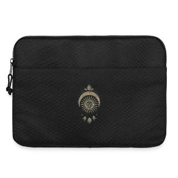 La lune et le soleil - Sacoche pour ordinateur portable 15 pouces - noir - Devant