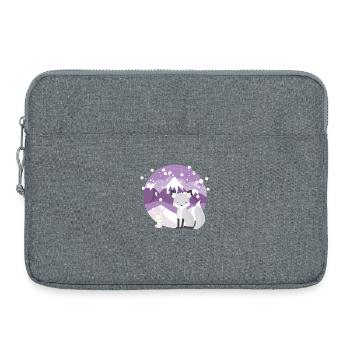 A Fox And A Little Rabbit With Mountains In The - Laptop bag 15" - heather grey - Front