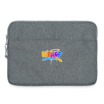 Hip Hop - Laptop bag 15" - heather grey - Front