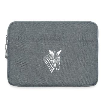 Zebra - Laptop bag 15" - heather grey - Front