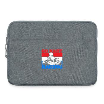 Go Kart Go Cart Racing - Laptop bag 15" - heather grey - Front
