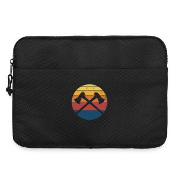 Axtwerfen Axt Wurfaxt Retro - Laptoptasche 15" - Schwarz - Vorne