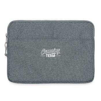 Camping Team - Laptoptasche 15" - Grau meliert - Vorne