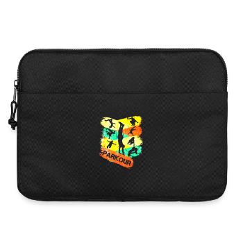 Idée de cadeau pour le Parkour Freerunning - Sacoche pour ordinateur portable 15 pouces - noir - Devant