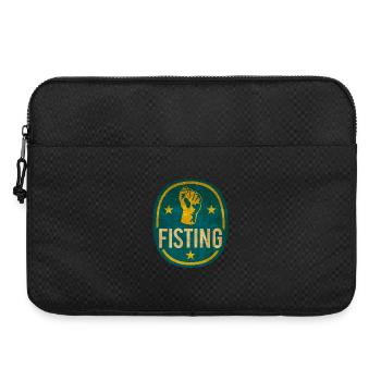 fisting Logo T-Shirt Design XXX Sex Porno Geschenk Idee - Laptoptasche 15" - Schwarz - Vorne