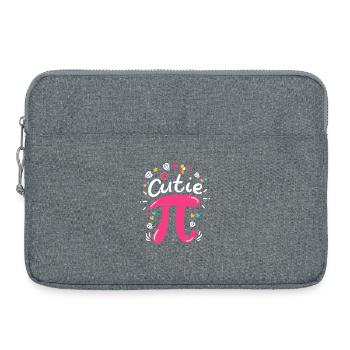 Pi jour Pi maths - Sacoche pour ordinateur portable 15 pouces - gris chiné - Devant