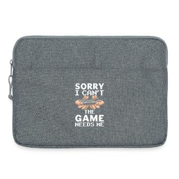 Jeux de joueurs - Sacoche pour ordinateur portable 15 pouces - gris chiné - Devant