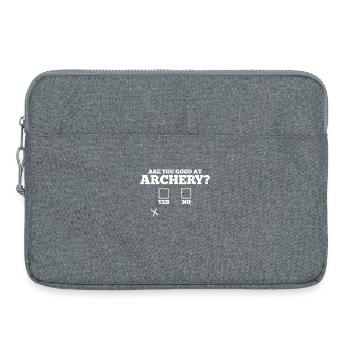 Archerie - Sacoche pour ordinateur portable 15 pouces - gris chiné - Devant