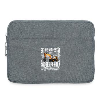 Baggerfahrer - Laptoptasche 15" - Grau meliert - Vorne