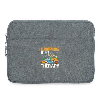 camping - Sacoche pour ordinateur portable 15 pouces - gris chiné - Devant