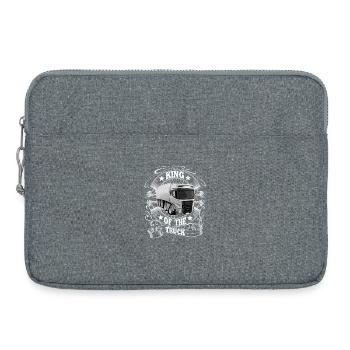 Chauffeur de camion King - Sacoche pour ordinateur portable 15 pouces - gris chiné - Devant